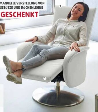 Polstermöbel Fischer Relaxsessel leder Angebot