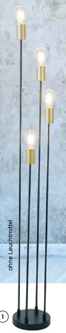 Hellweg Stehleuchte edison gold Angebot