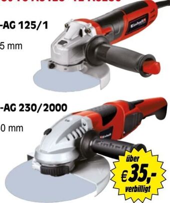 Zgonc Winkelschleifer set te-ag230+tc-ag125 Angebot
