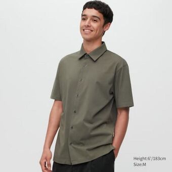 UNIQLO Airism button through polo shirt Angebot