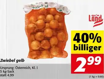 Strasser Markt Zwiebel Gelb 5 kg Angebot