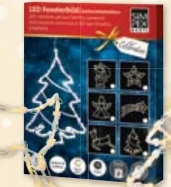 Maximarkt Led fenstersilhouette celebration Angebot
