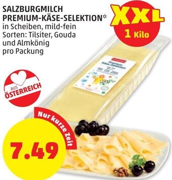 PENNY Salzburgmilch Premium-Käse-Selektion 1 Kilo Angebot