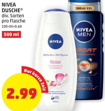 PENNY Nivea Dusche 500 ml Angebot