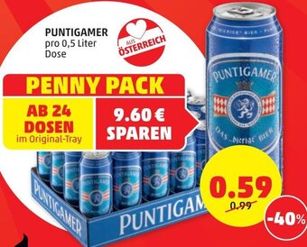 PENNY Puntigamer 0,5 Liter Angebot