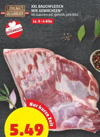 PENNY XXl Bauchfleisch 3-4 kilo Angebot