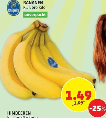 PENNY Bananen pro kilo Angebot