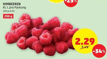 PENNY Himbeeren 250g Angebot