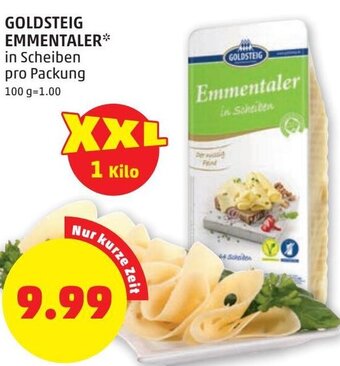 PENNY Goldsteig Emmentaler 1 kilo Angebot