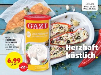PENNY Gazi Cremiger Weichkäse 800g Angebot