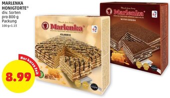 PENNY Marlenka Honigtorte 800g Angebot