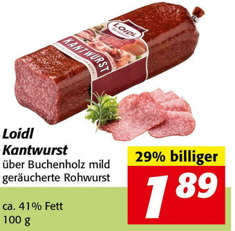 Nah&Frisch Loidl Kantwurst 100g Angebot