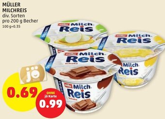 PENNY Müller Milchreis 200g Angebot