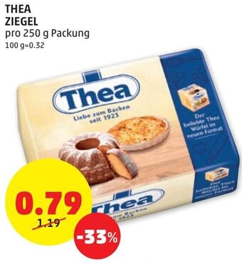 PENNY Thea Ziegel 250g Angebot