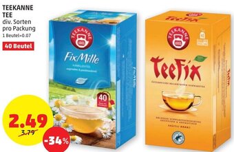 PENNY Teekanne Tee Angebot