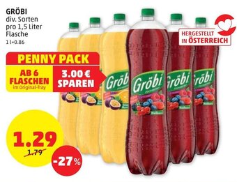 PENNY Gröbi 1,5 Liter Angebot