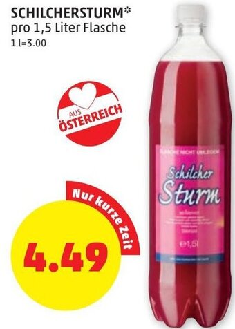PENNY Schilchersturm 1,5 Liter Angebot