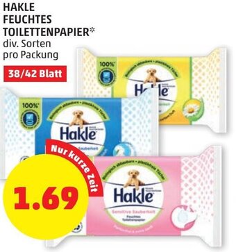 PENNY Hakle Feuchtes Toilettenpapier Angebot