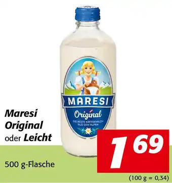 Nah&Frisch Maresi Orignal oder Leicht 500g Angebot