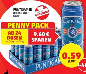 PENNY Puntigamer 0,5 Liter Angebot