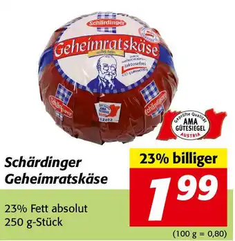 Nah&Frisch Schärdinger Geheimratskäse 250 g Angebot