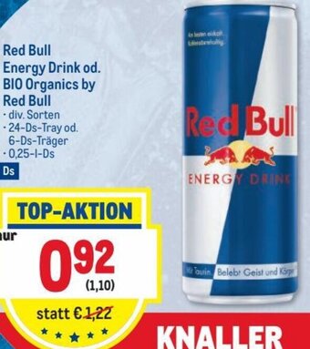 Metro Red Bull Energy Drink od. Bio Organics by Red Bull Angebot