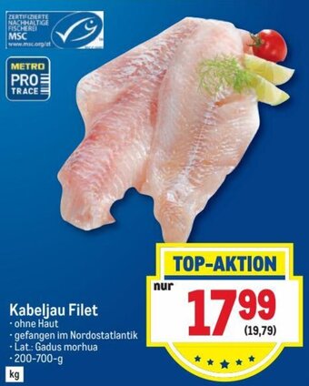 Metro Kabeljau Filet 200-700g Angebot