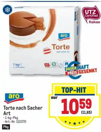 Metro Aro Torte nach Sacher Art 1 kg Angebot