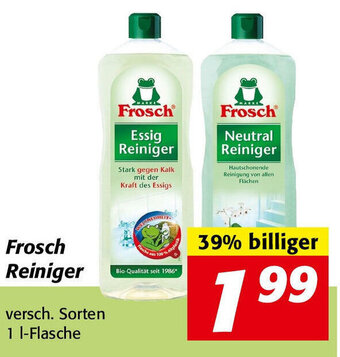 Nah&Frisch Frosch Reiniger 1L Angebot