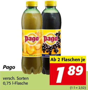 Nah&Frisch Pago 0,75L Angebot