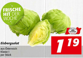 Nah&Frisch Eisbergsalat Angebot