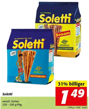 Nah&Frisch Soletti 230-250g-Pkg Angebot