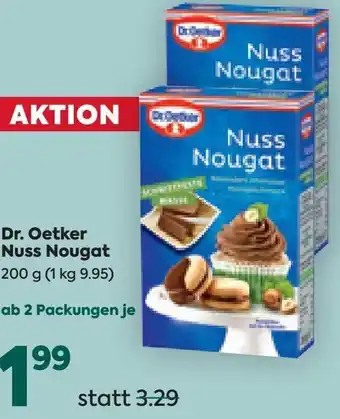 Billa Dr. Oetker Nuss Nougat 200 g Angebot