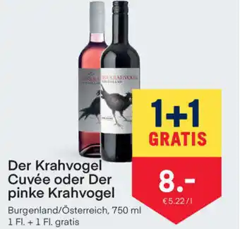 MPreis Der Krahvogel Cuvée oder Der Pinke Krahvogel Angebot