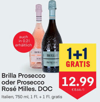 MPreis Brilla Prosecco Oder Prosecco Rose Milles.DOC Angebot