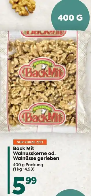 Billa Back Mit walnusskerne od. Walnüsse gerieben 400 g Angebot