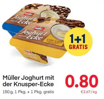 MPreis Müller Joghurt mit der Knusper-Ecke Angebot