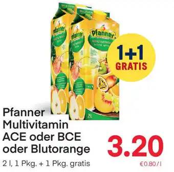MPreis Pfanner Multivitamin ACE oder BCE oder Blutorange Angebot