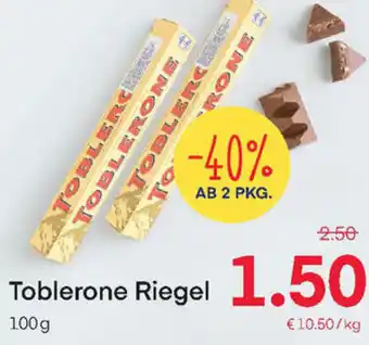 MPreis Toblerone Riegel 100g Angebot