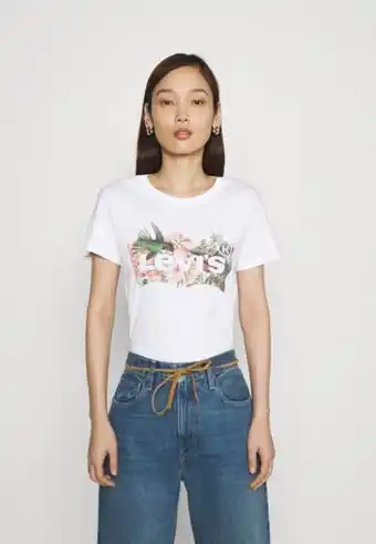 Zalando The perfect tee - t-shirt print - white Angebot