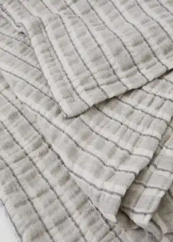 Mango Gestreifte tagesdecke aus baumwolle 230 x 250 cm Angebot