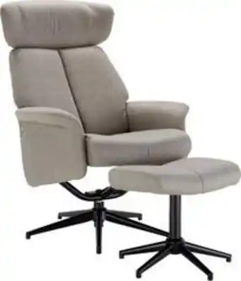 Mömax Relaxsessel in braun mit hocker Angebot