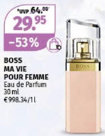 Müller Boss Ma Vie Pour Femme Eau de Parfum 30 ml Angebot