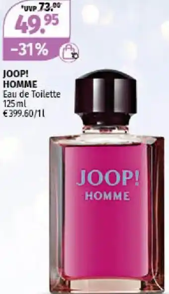 Müller Joop! Homme Eau de Toilette 125 ml Angebot