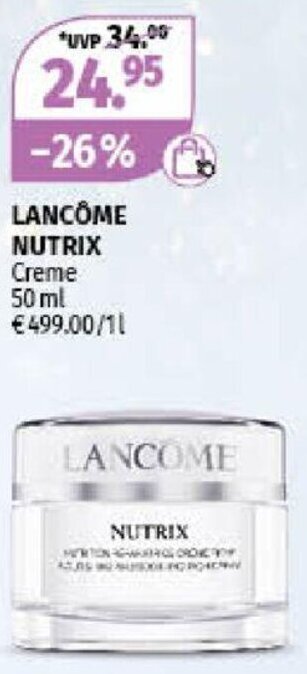 Müller Lancôme Nutrix Creme 50 ml Angebot