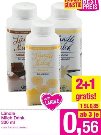 Sutterlüty Ländle Milch Drink 300 ml Angebot