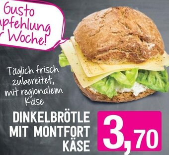 Sutterlüty Dinkelbrötle mit Montfort Käse Angebot
