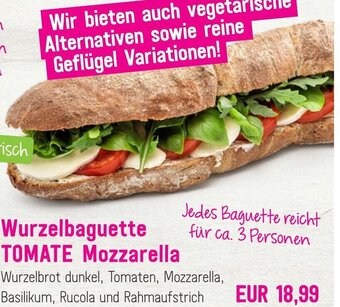 Sutterlüty Wurzelbaguette Tomate Mozzarella Angebot