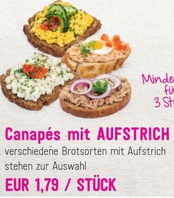 Sutterlüty Canapés mit Aufstrich Angebot