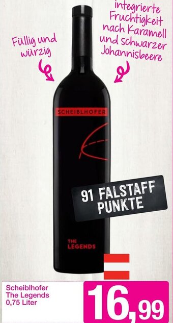 Sutterlüty Scheiblhofer The Legends 0,75 Liter Angebot